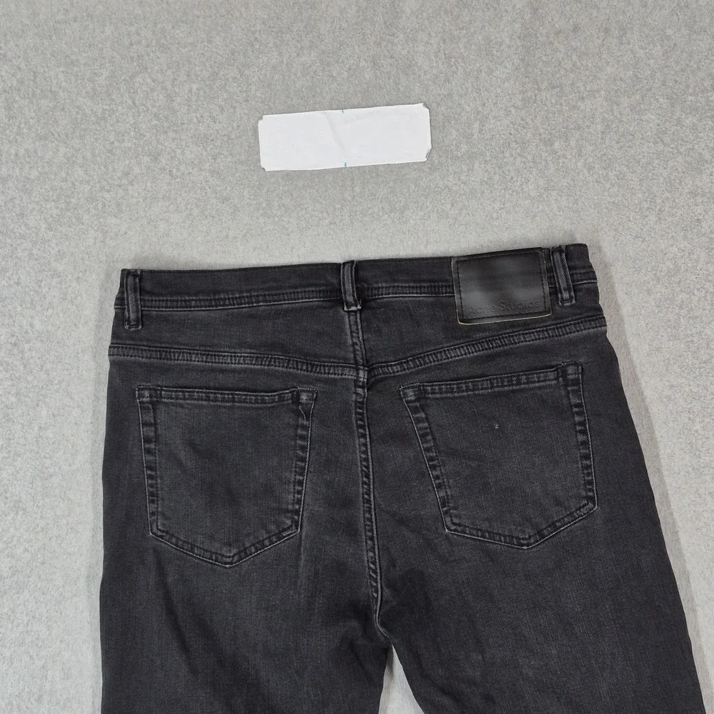 Acne Studios Men Jeans 32/30 Black Denim 24